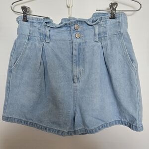 Mele & Pere 80's 90's Inspired High Rise Denim Shorts (L)
